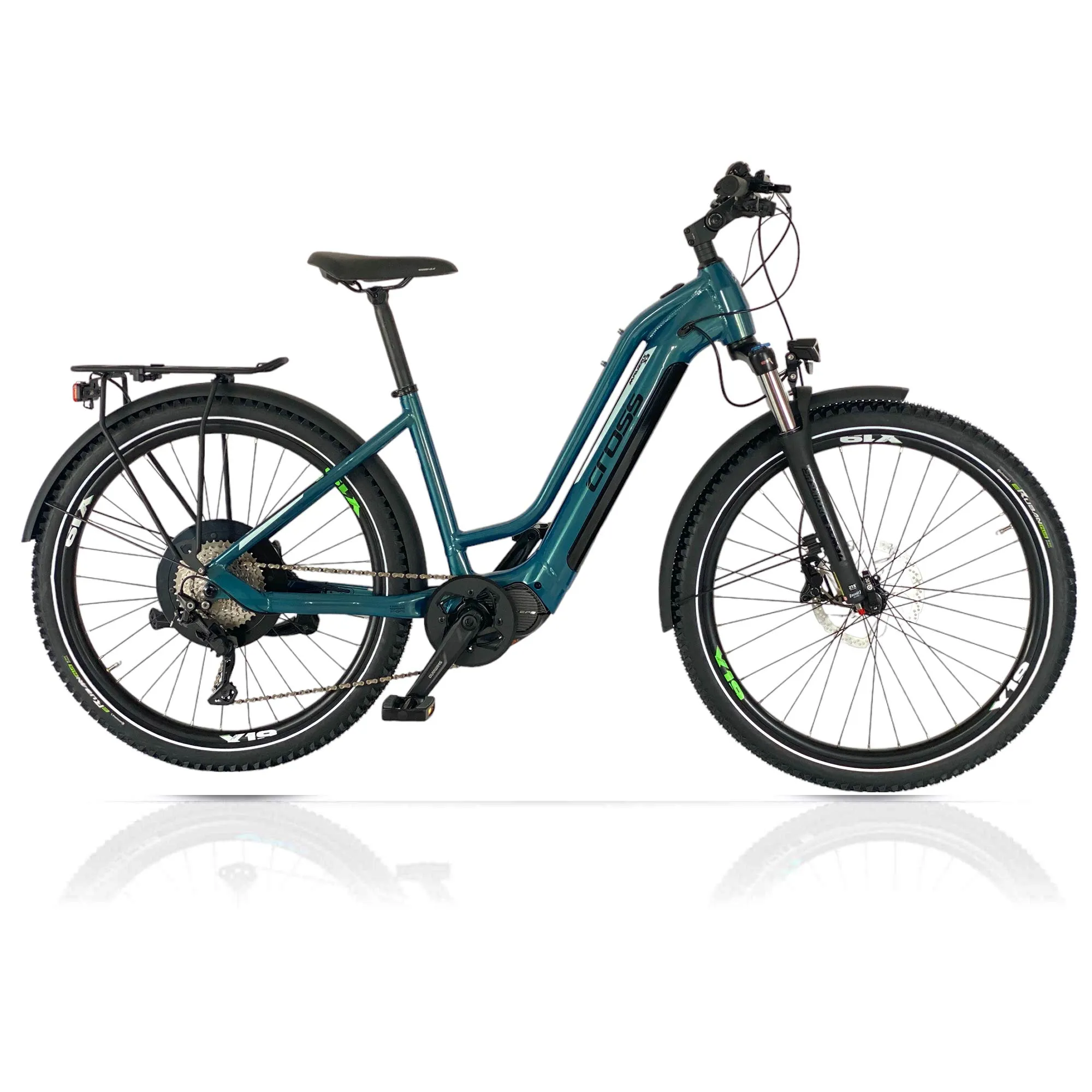 27,5 Zoll E-Bike Damen SUV Mountainbike X3 SHIMANO STEPS EP800 504Wh BOOST 85Nm 10s SHIMANO RD-M5130