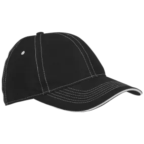 6 Panel Microfibre Stitch Cap