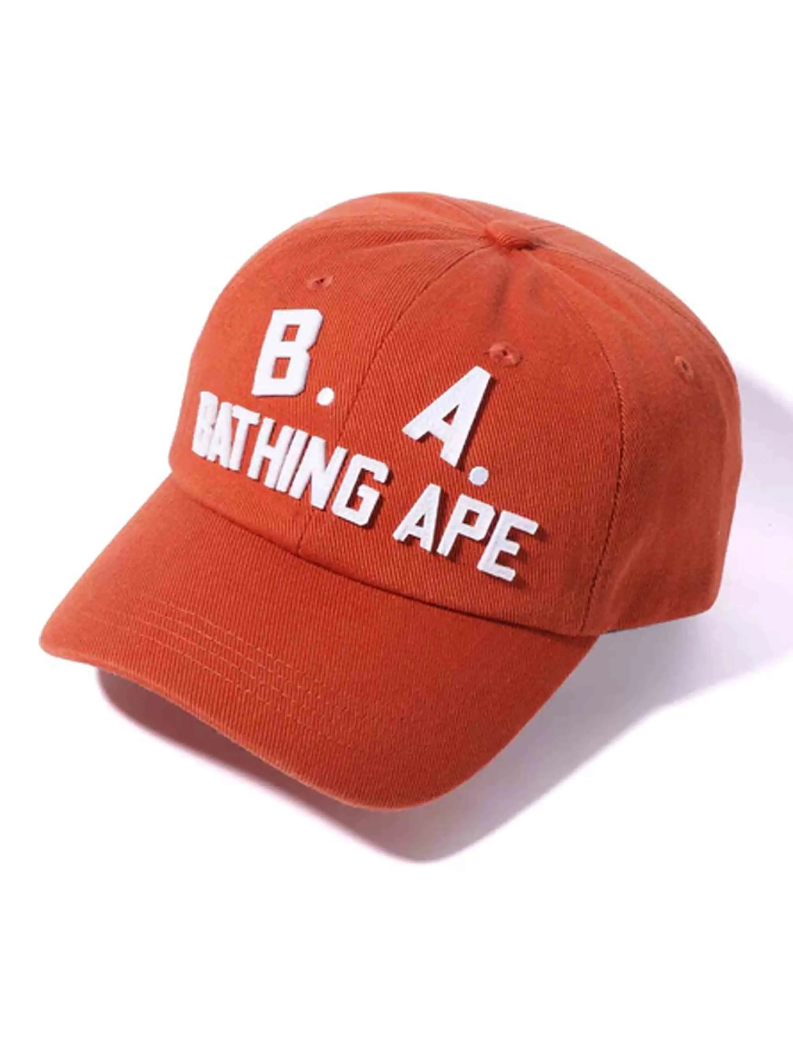 A Bathing Ape B.A. Washed Twill Cap Orange