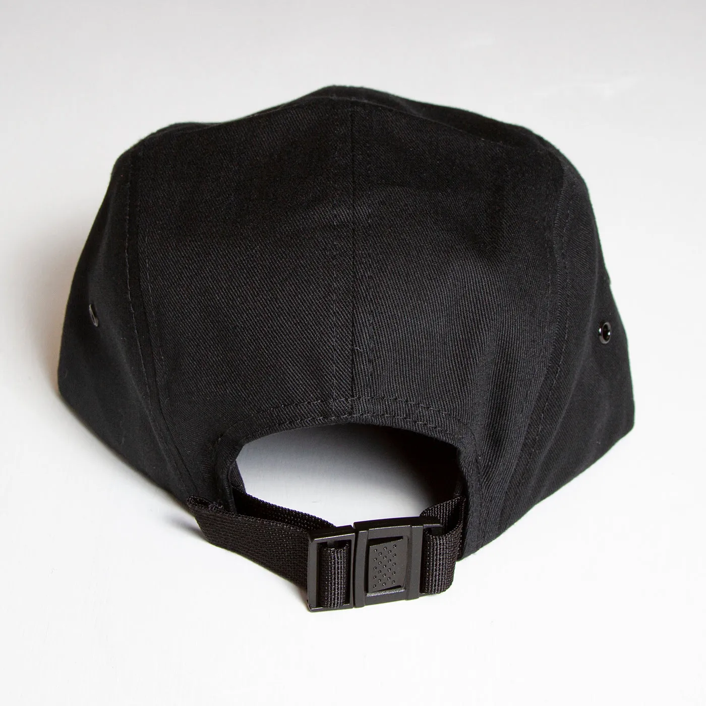 Acid Letter - 5 Panel Cap - Black