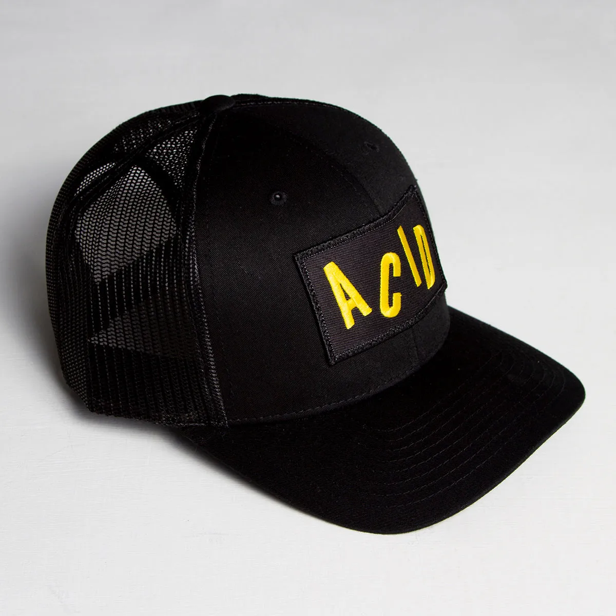 Acid Letter - Trucker Cap - Black