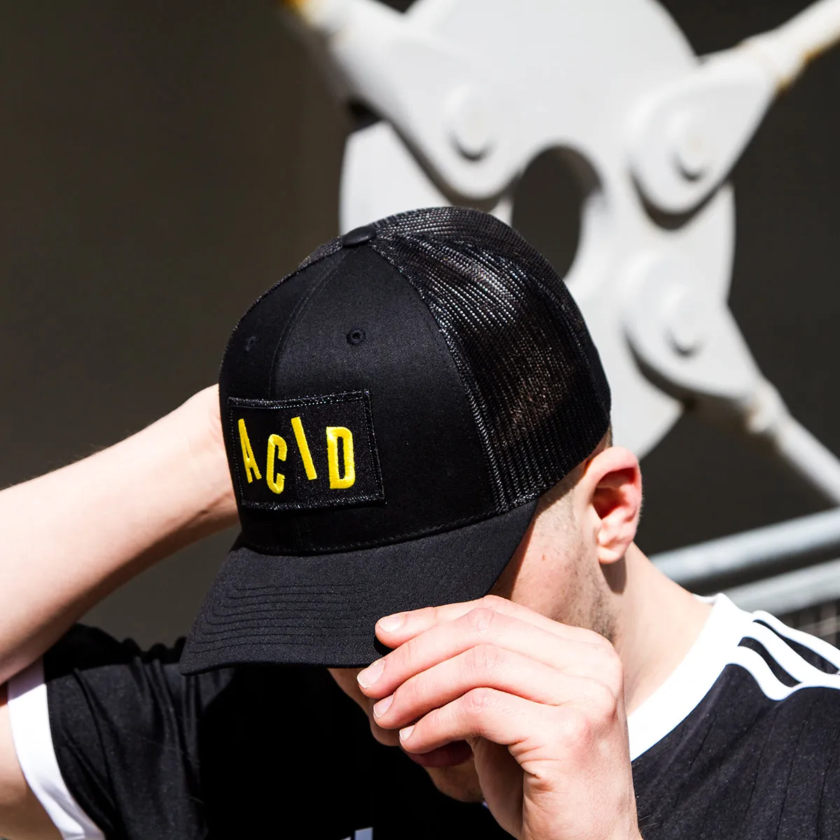 Acid Letter - Trucker Cap - Black