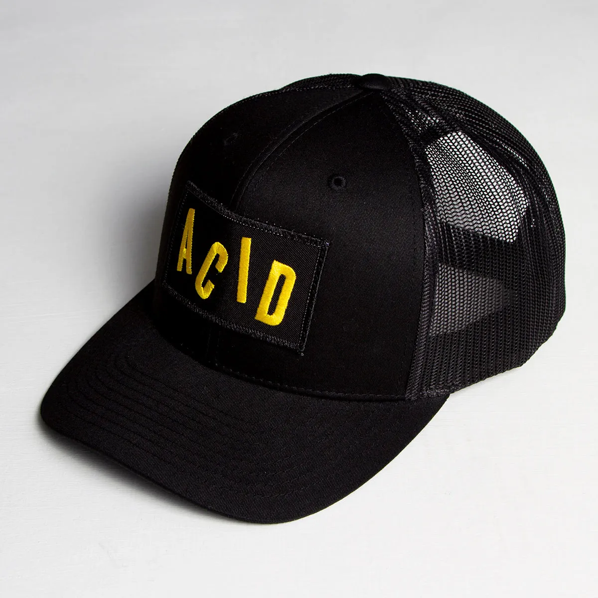 Acid Letter - Trucker Cap - Black