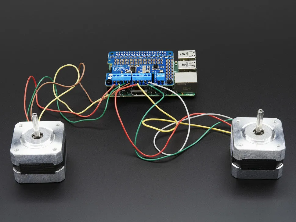 Adafruit DC & Stepper Motor HAT for Raspberry Pi - Mini Kit