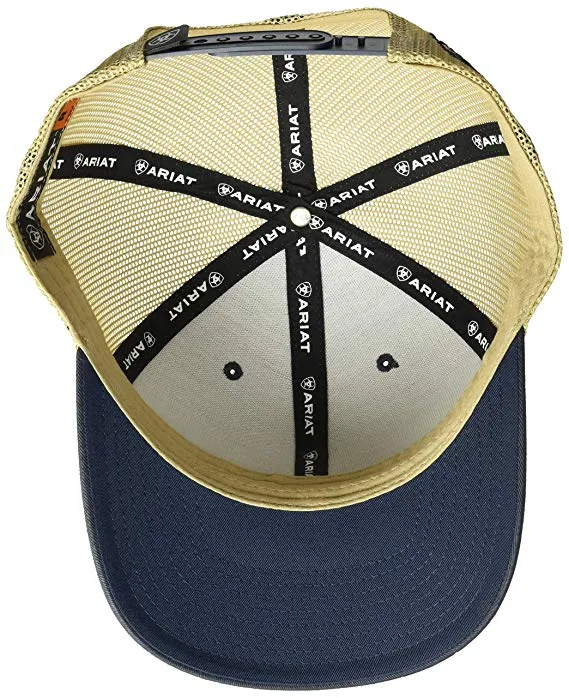 Ariat Men's Mesh Offset Text Logo Cap