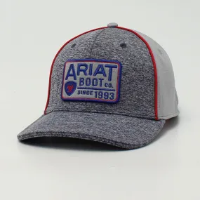 Ariat Snap Back Heather Patch Logo in Grey Cap A300012406