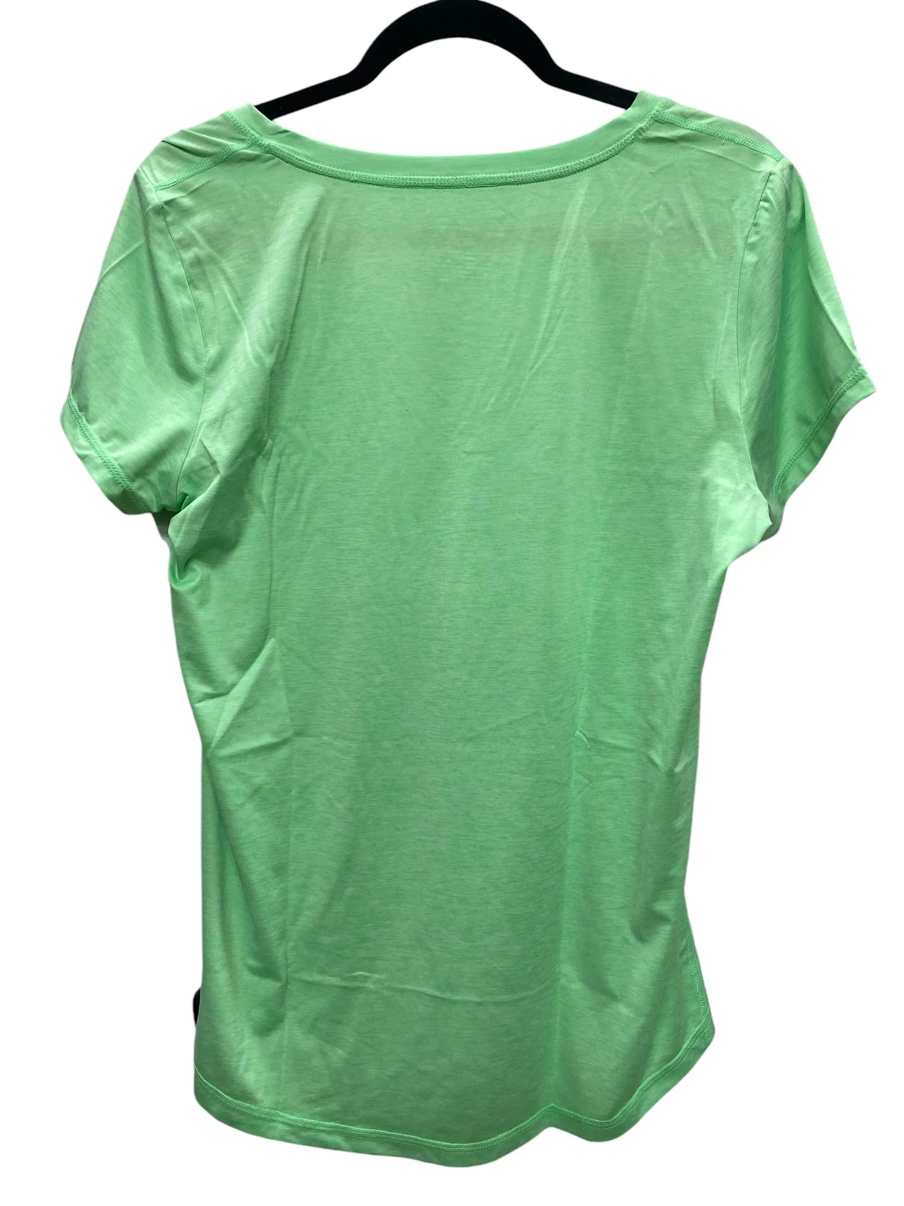 Athletic Top Short Sleeve By Xersion In Green, Size: L