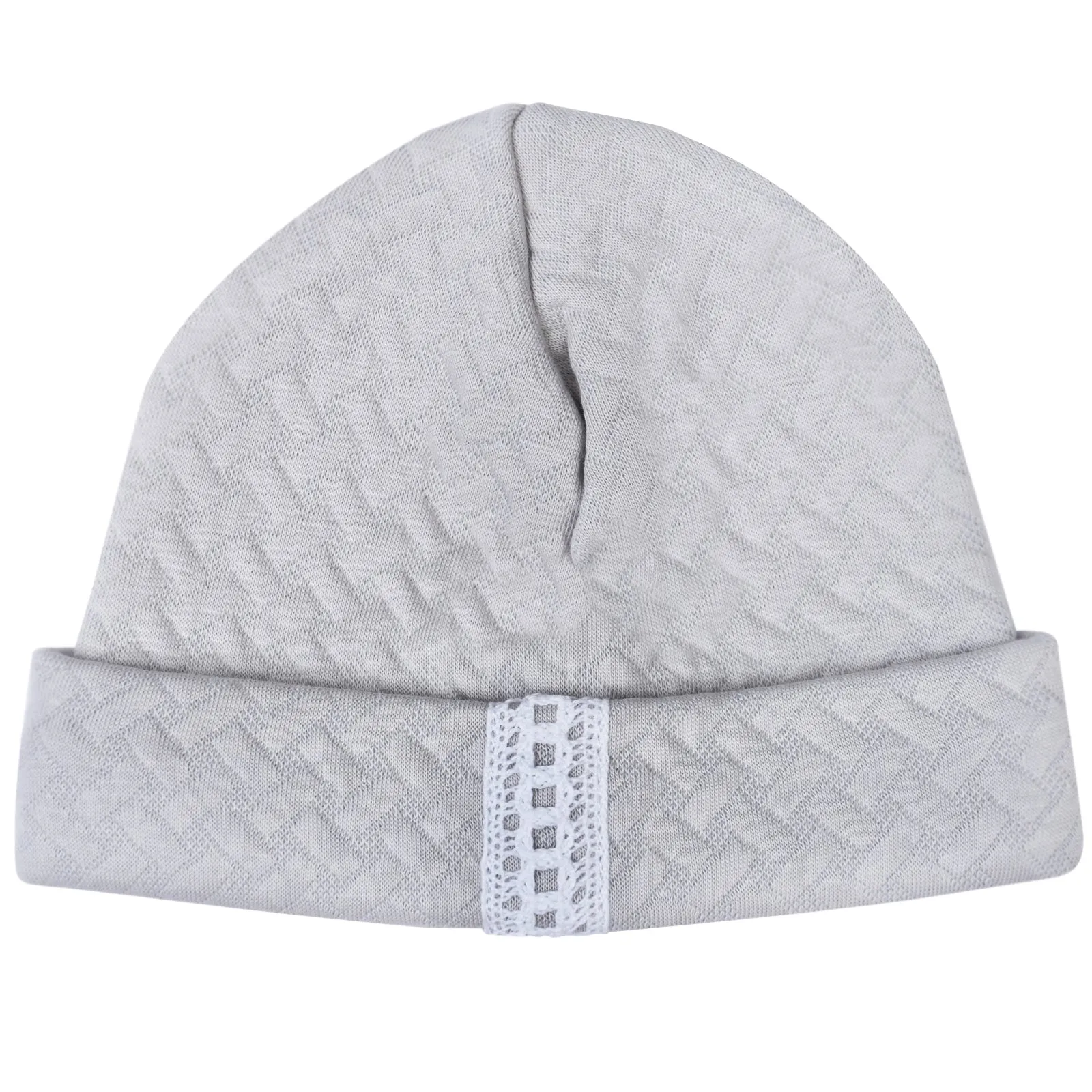 Bobble Babies Pima Cotton Baby Hat Grey