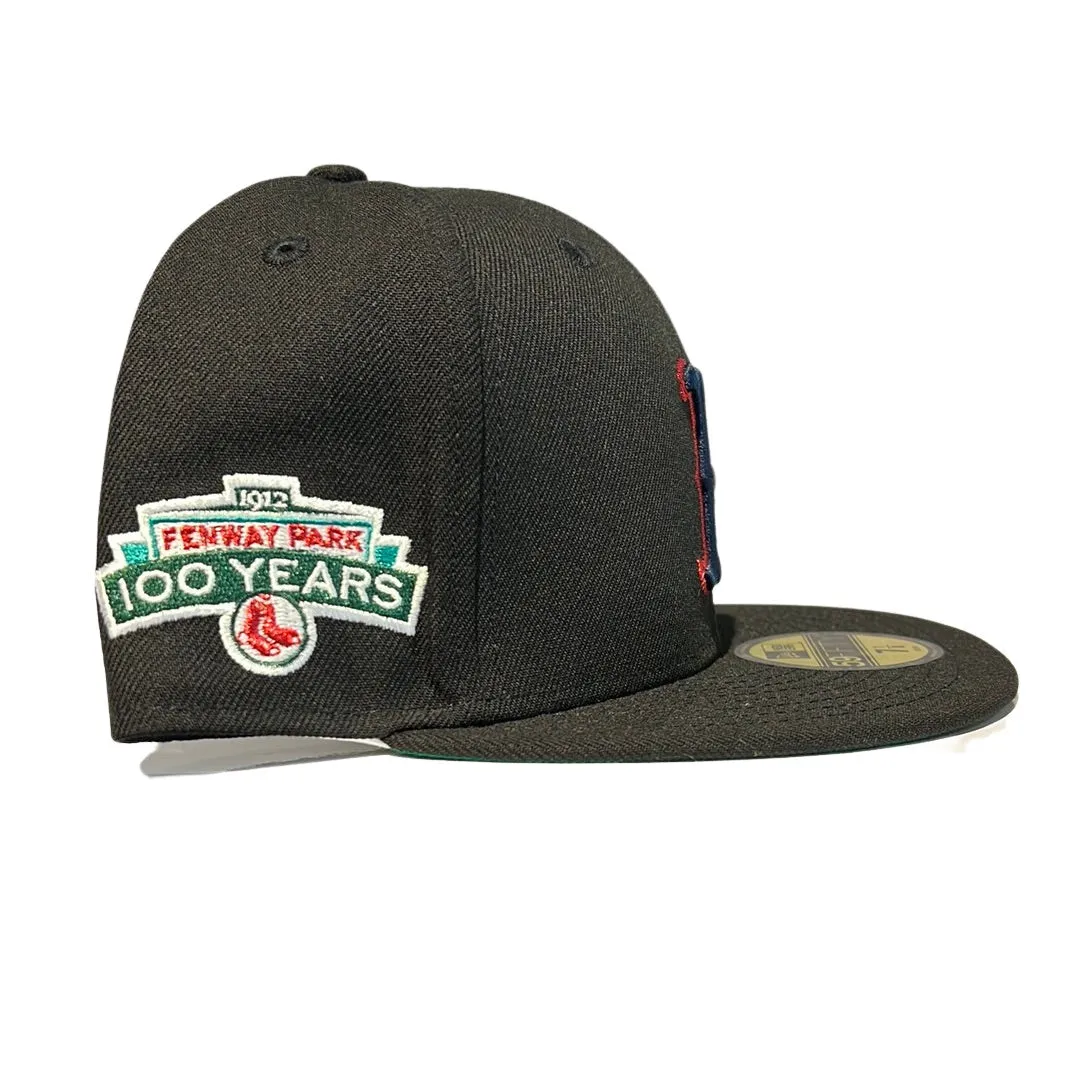 Boston Red Sox Metallic Fitted Cap (100 Years)