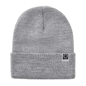 Brixton Harbor Beta Watch Cap Beanie Light Heather Grey