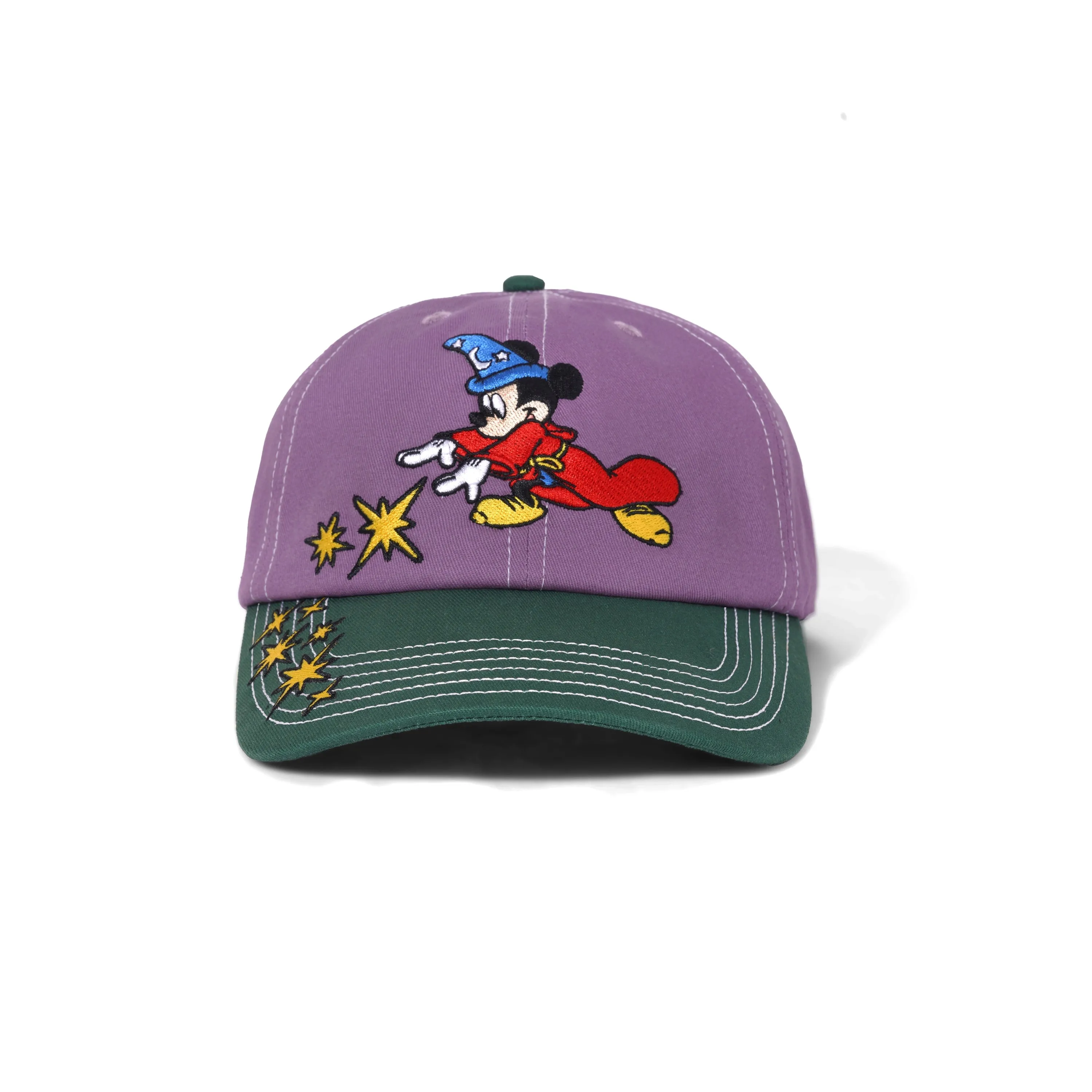 Butter Goods x Fantasia - Sorcerer 6 Panel Cap Berry / Forest