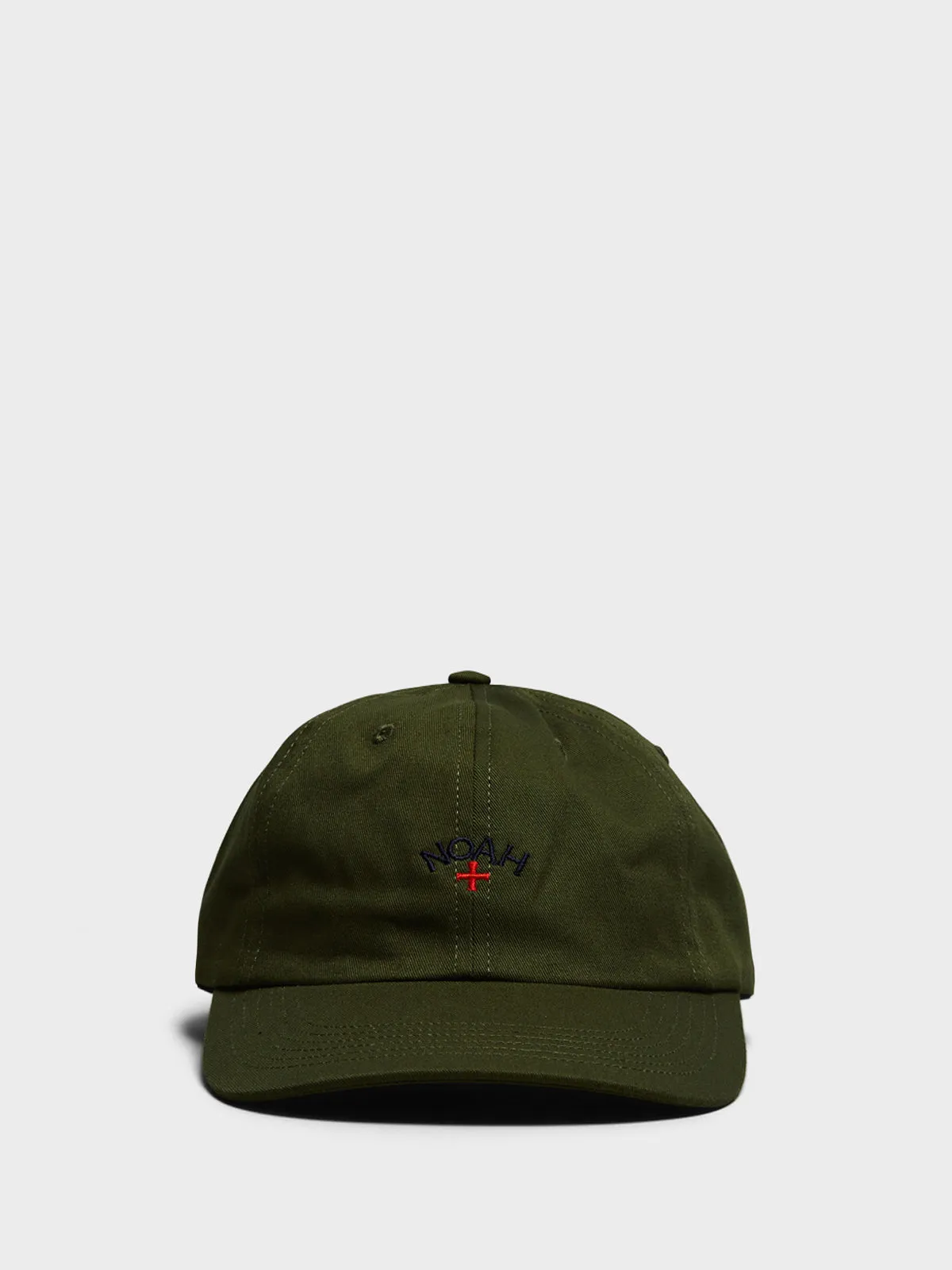 Core Logo 6-Panel Cap in Olive