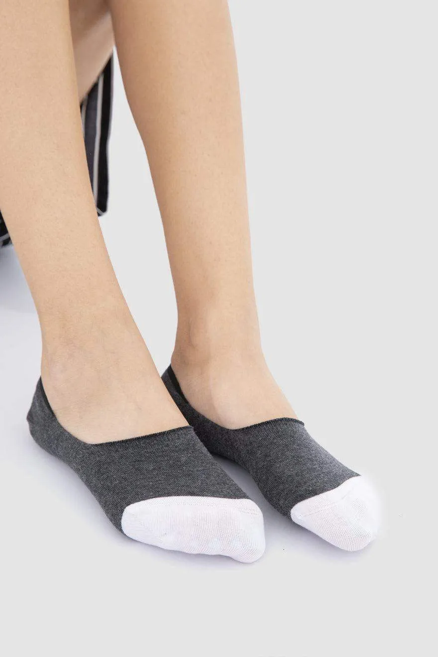 Cotton Invisible Socks - 3 Pairs