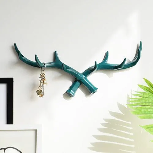 Deer Horn Nordic Hook Hanger Wall For Keys Holder Home Wall Hanger