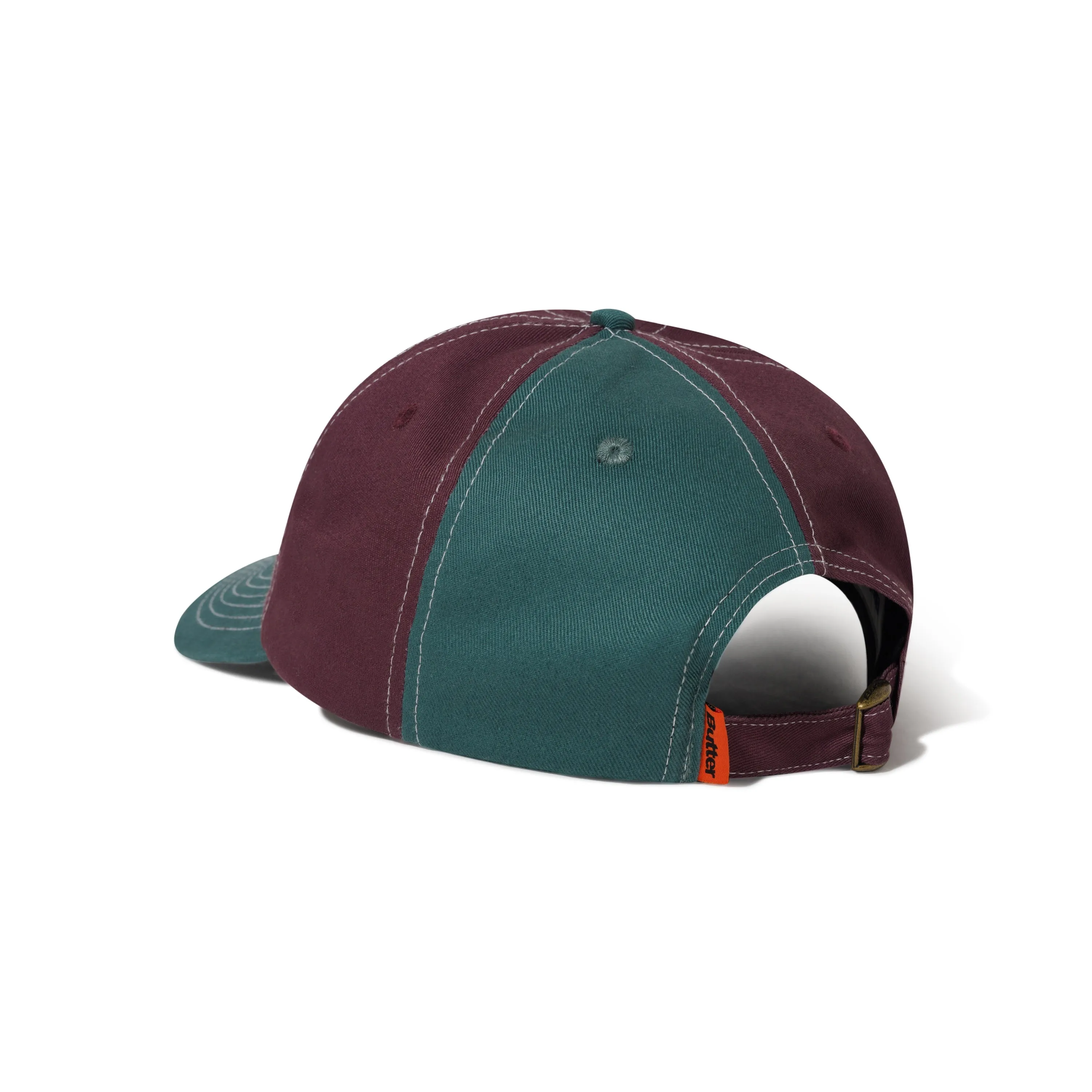 Design Co 6 Panel Cap, Burgundy / Steel