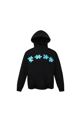 Dragon Scale Embroidered Puzzle Hoodie