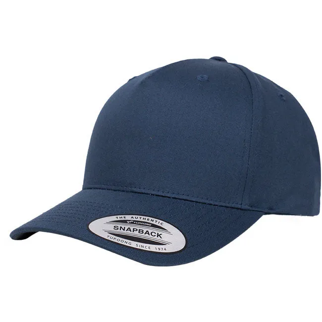 FLEXFIT 6607 Classic 5 Panel Curved Peak Cap - 2 Colours