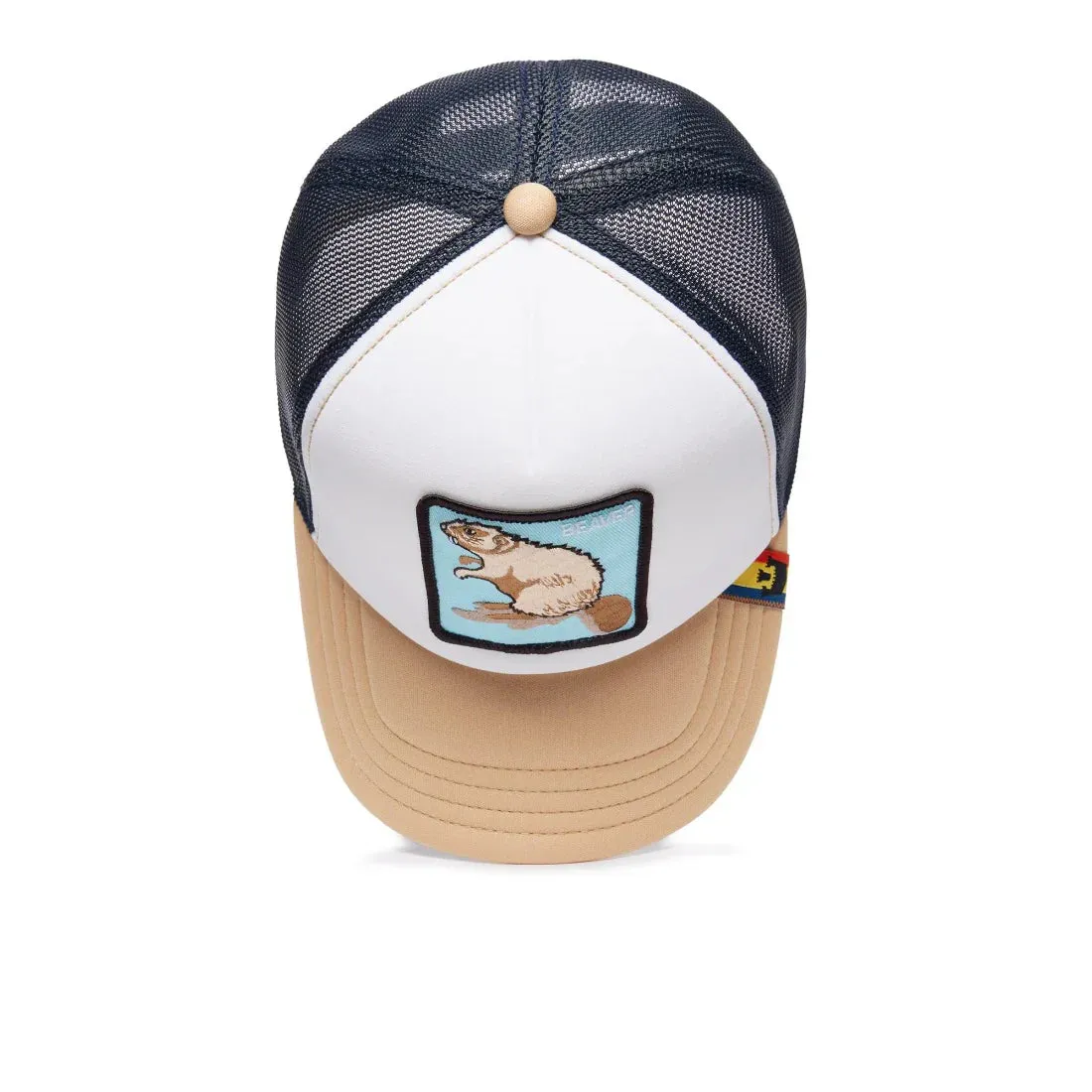 Goorin Bros First Beaver {Beaver} Trucker Hat (White)