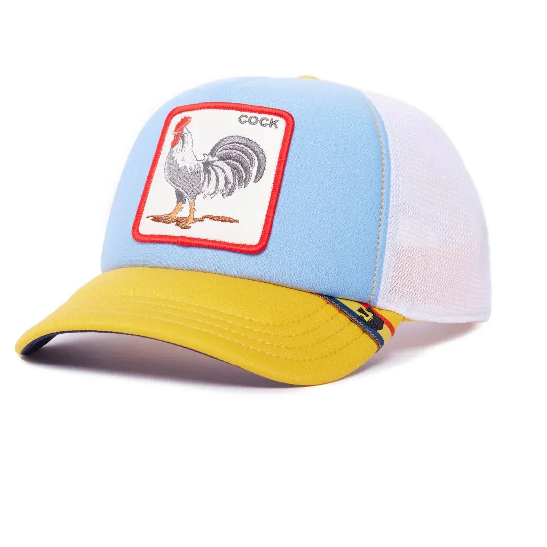 Goorin Bros First Cock {Cock} Trucker Hat (Blue)