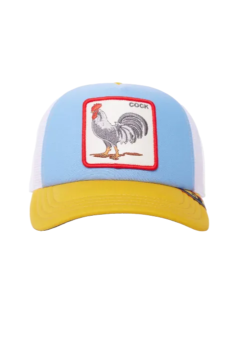 Goorin Bros First Cock {Cock} Trucker Hat (Blue)