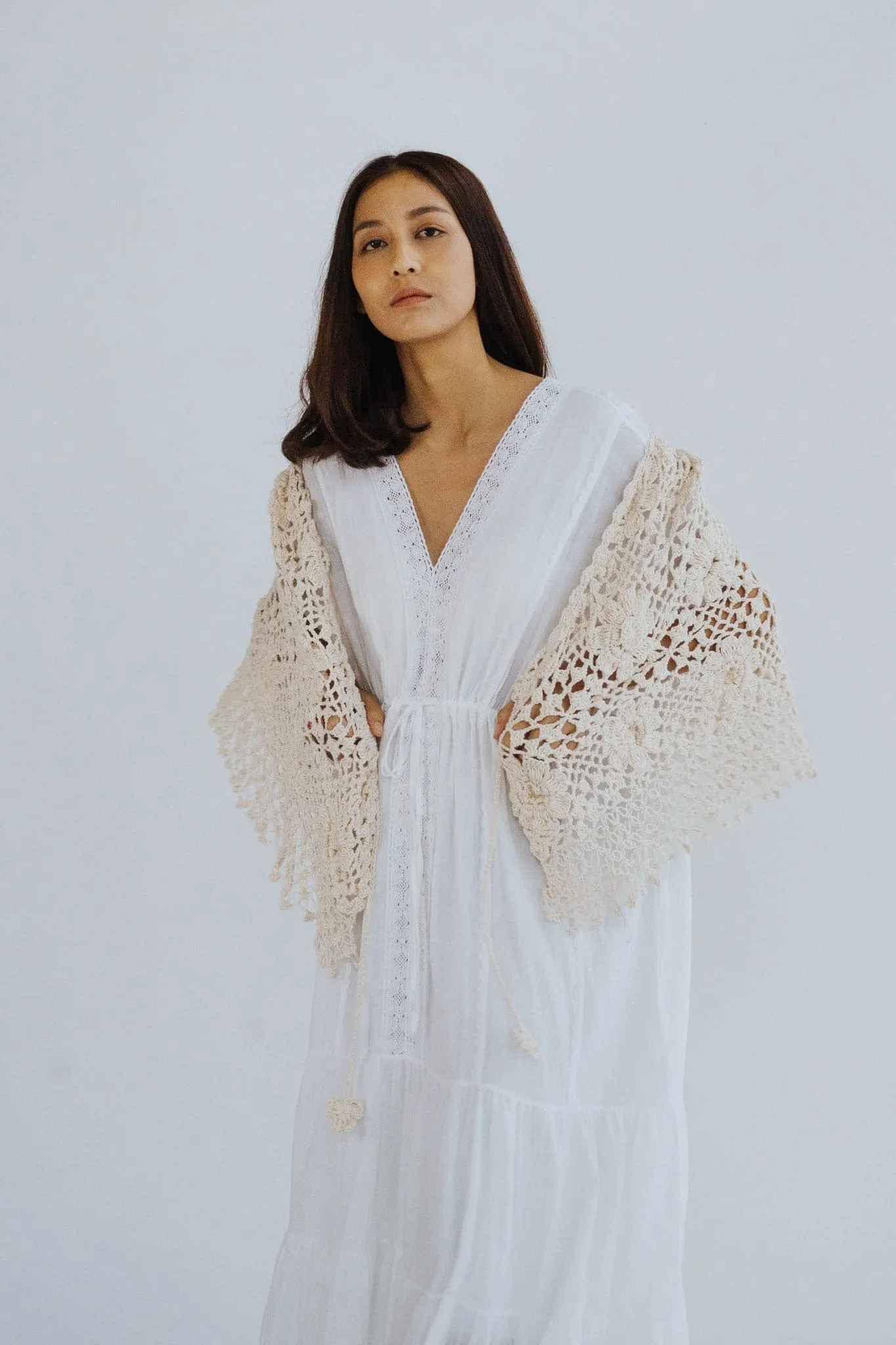 HAND COTTON CROCHET CARDIGAN COCO