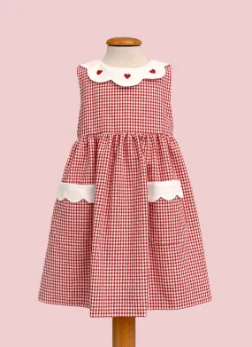 Hearts Scalloped Dress