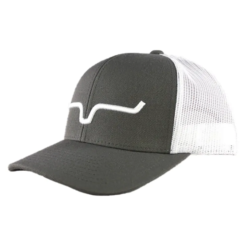 Kimes Ranch Weekly Trucker Charcoal/White Cap