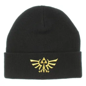 Legend Of Zelda Wingcrest Triforce Knit Cuff Beanie Hat Cap