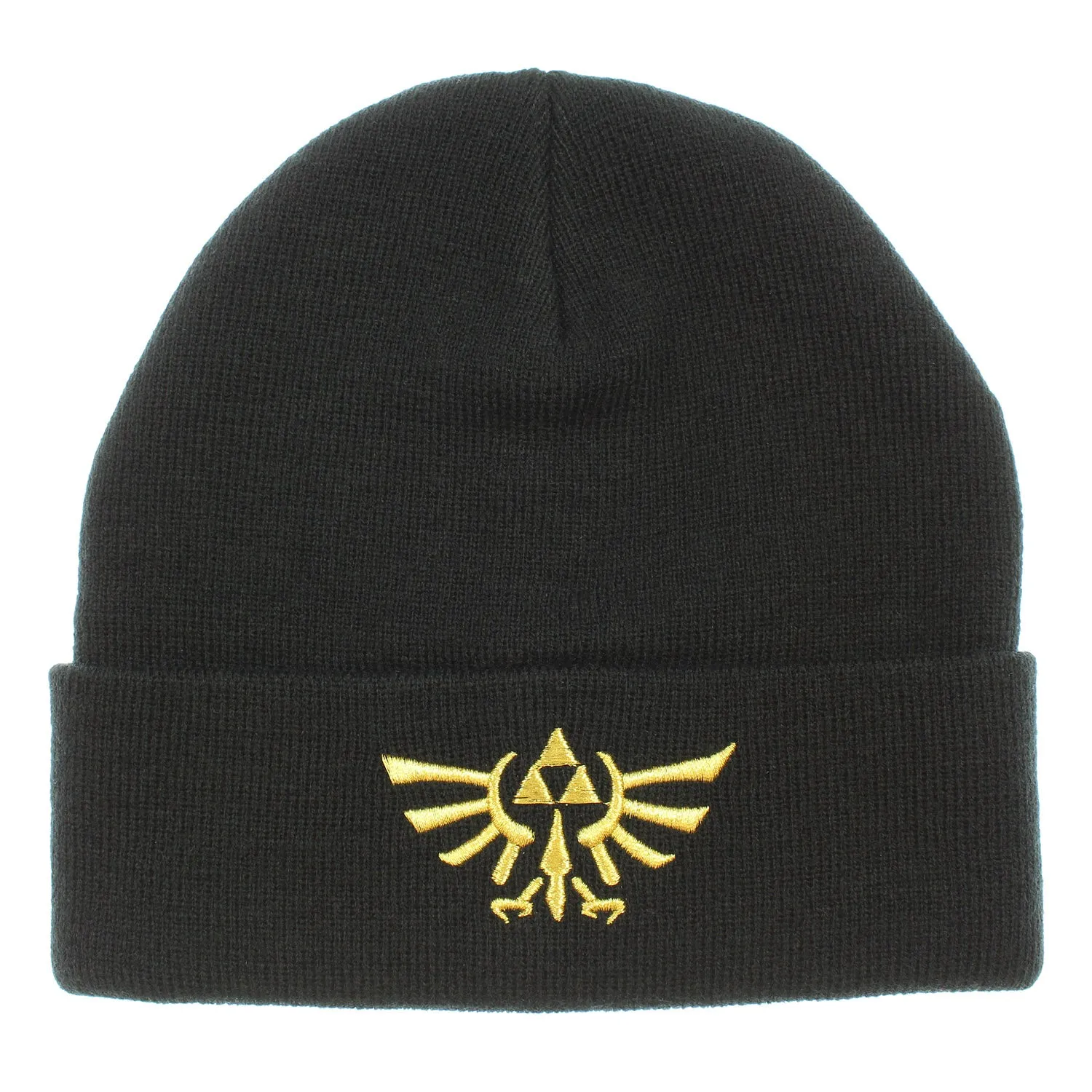 Legend Of Zelda Wingcrest Triforce Knit Cuff Beanie Hat Cap