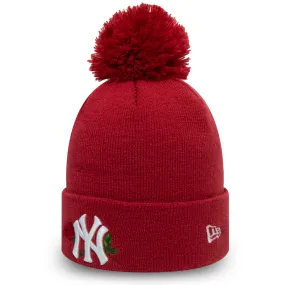 MLB New York Yankees Womens Twine Bobble Knit