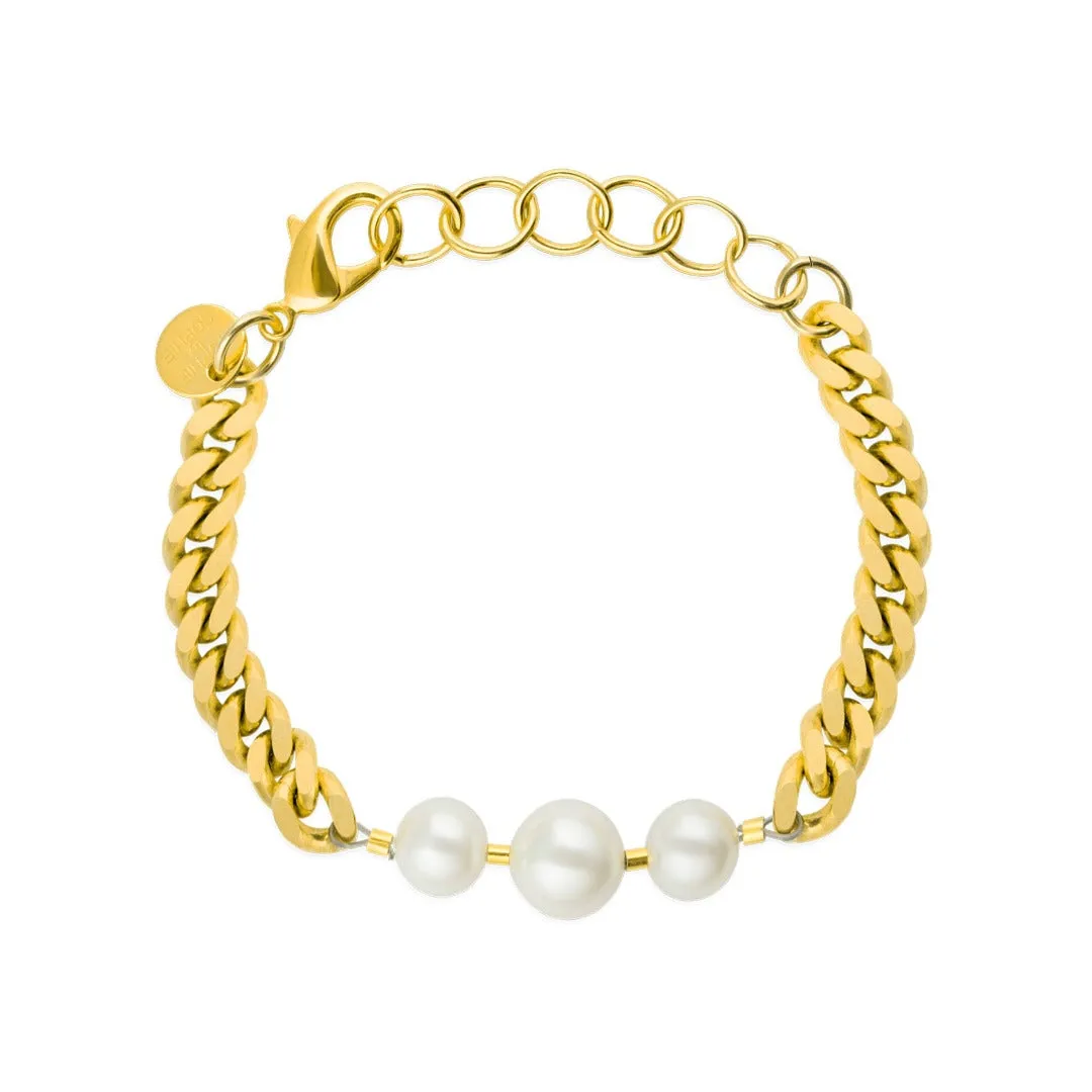 Pearl Pansar Bracelet