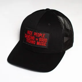 Peoples Techno - Trucker Cap - Black