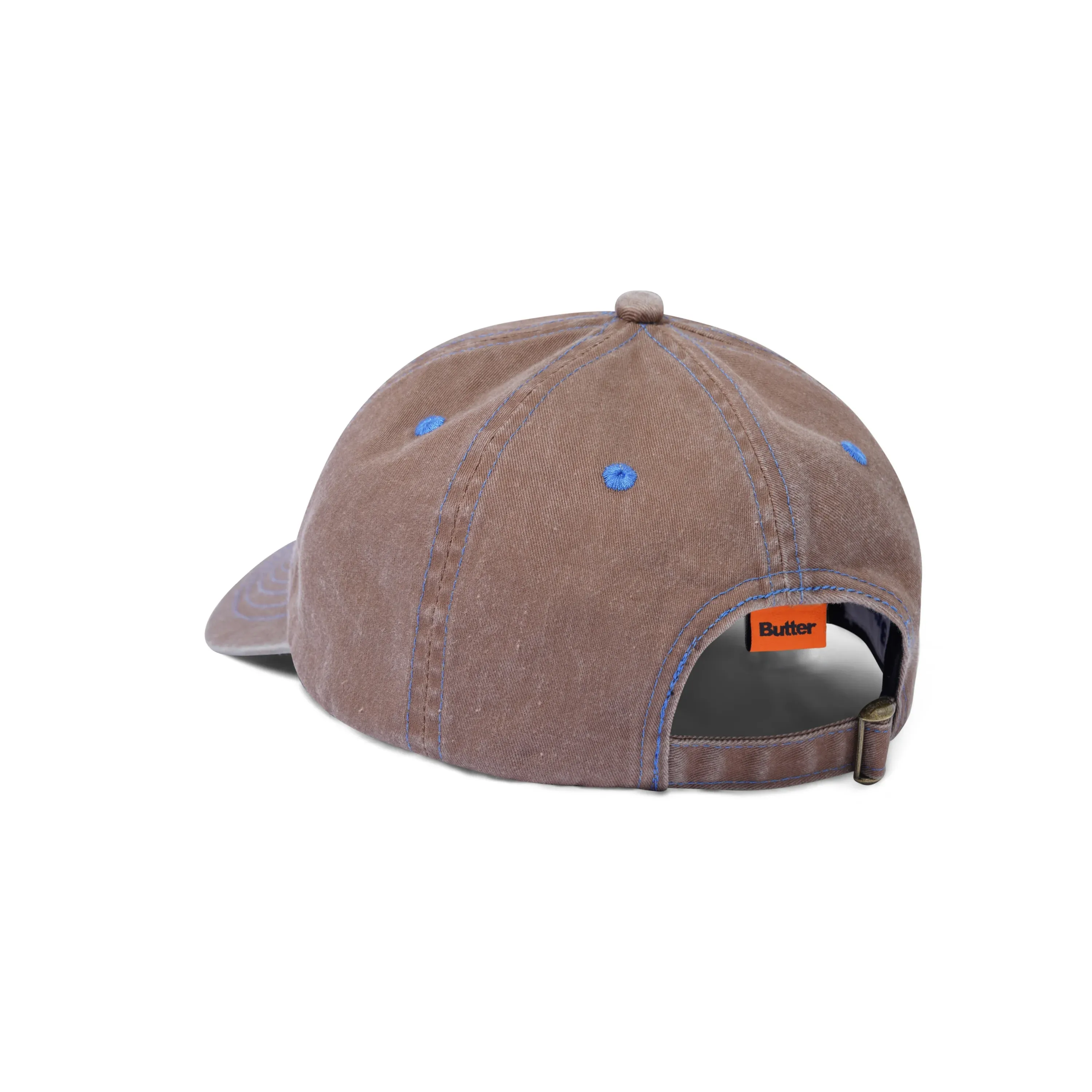 Rounded Logo 6 Panel Cap, Bark