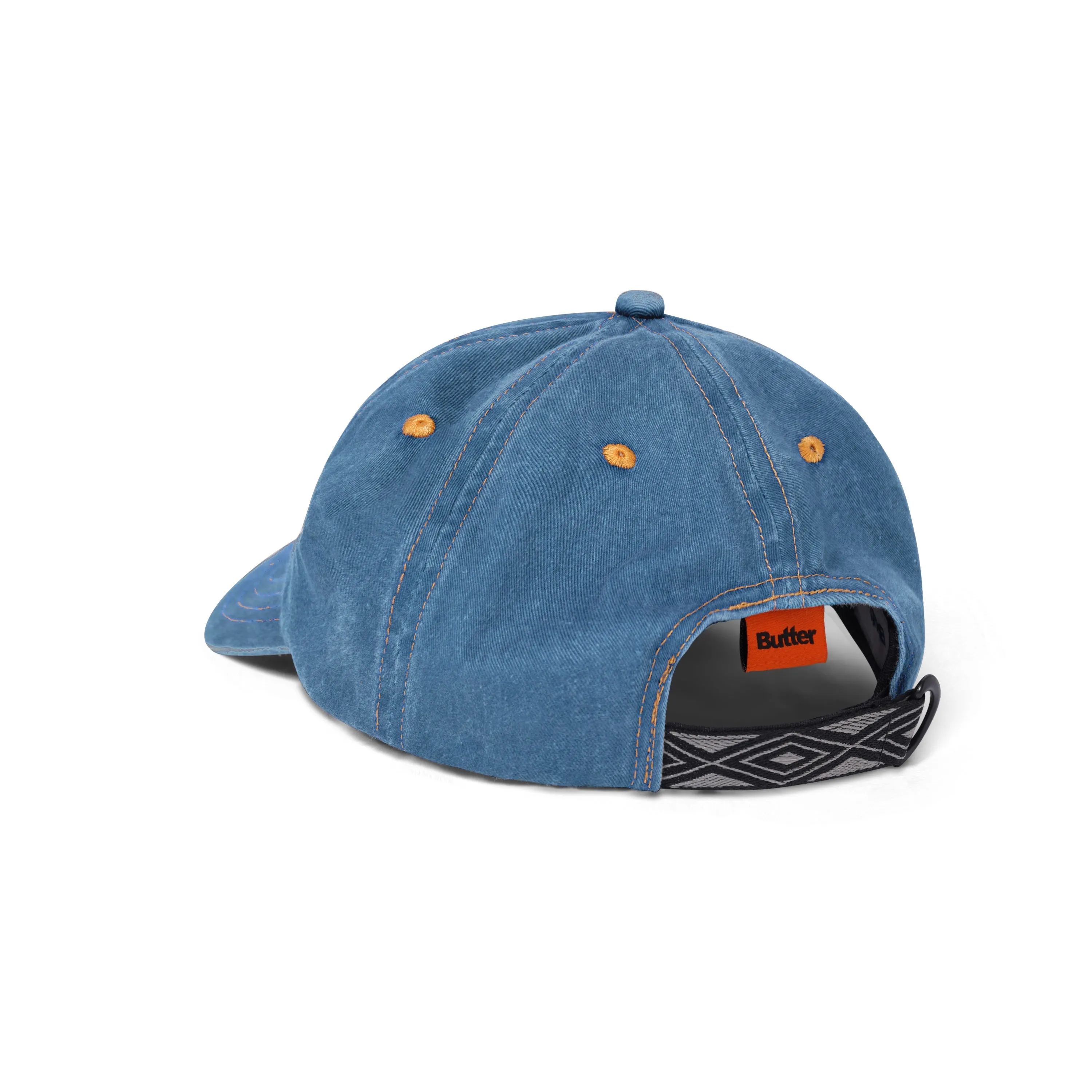 Rounded Logo 6 Panel Cap, Slate