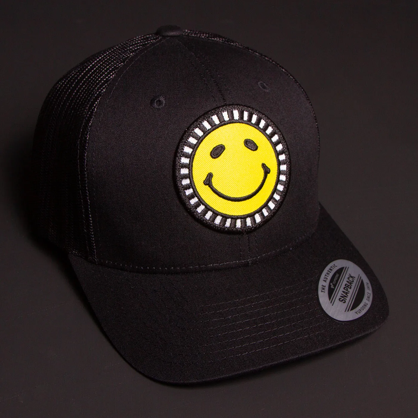 Smiley - Trucker Cap - Black