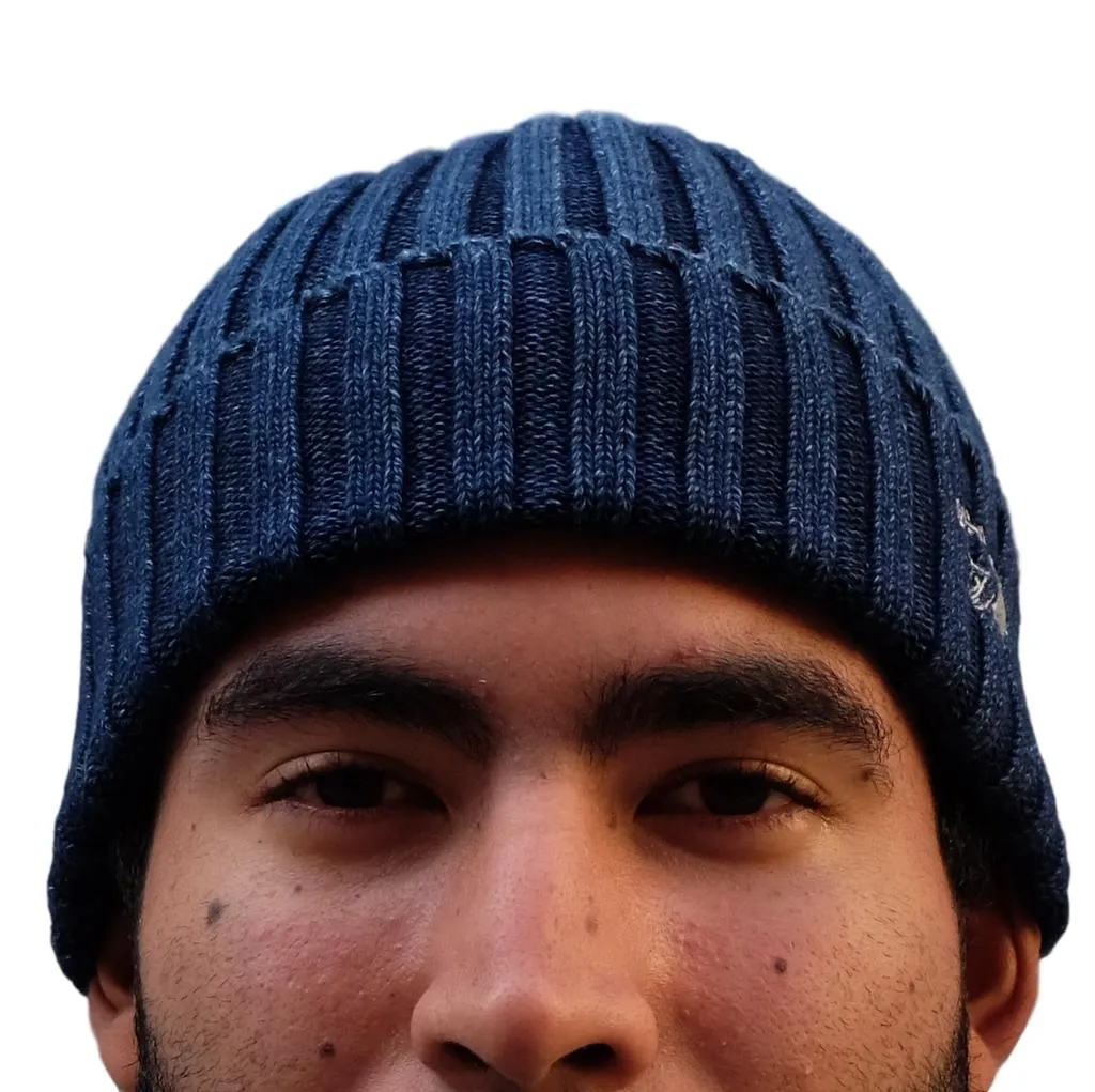 Studio D'Artisan Light Indigo Knit Beanie