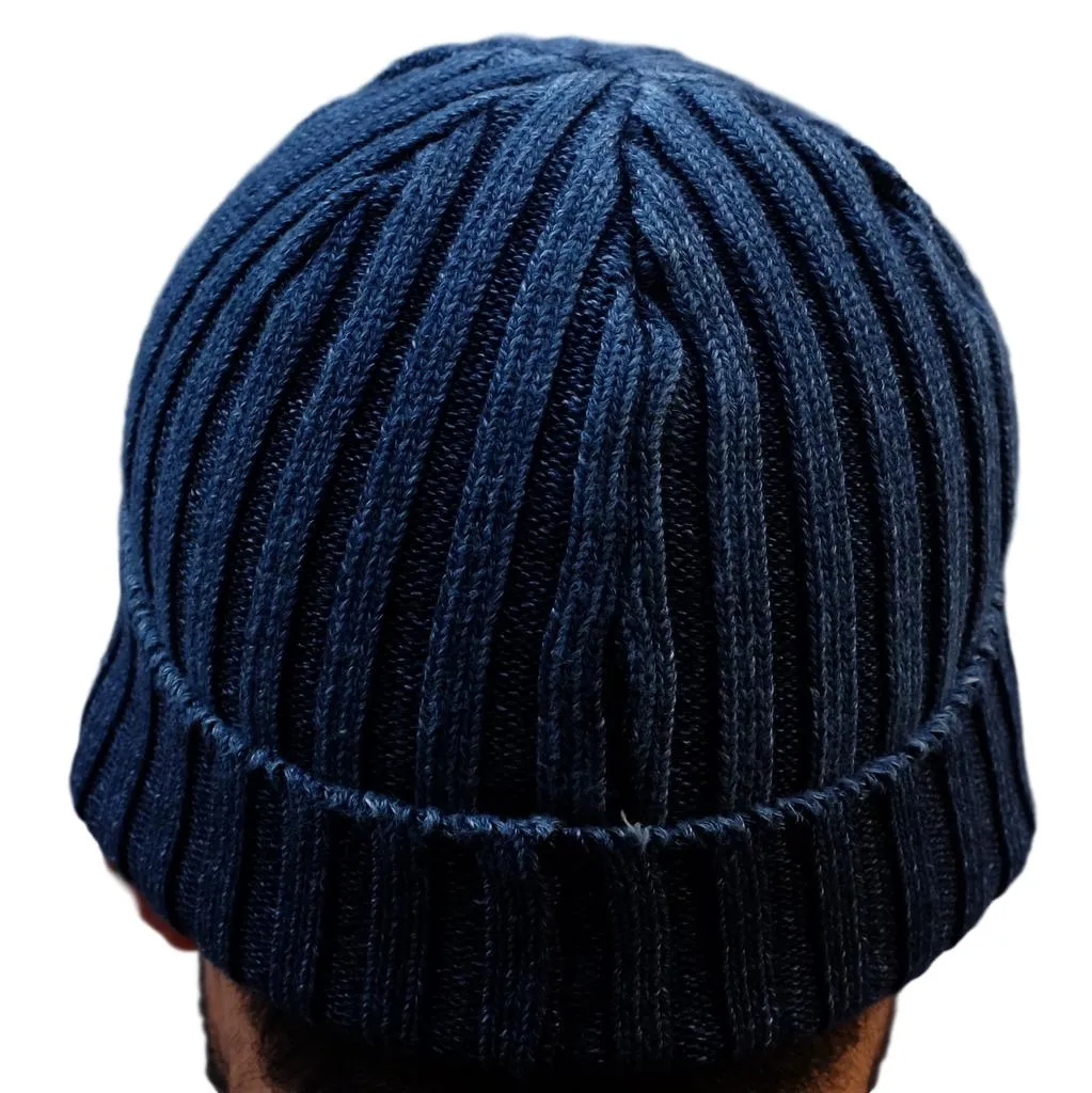 Studio D'Artisan Light Indigo Knit Beanie