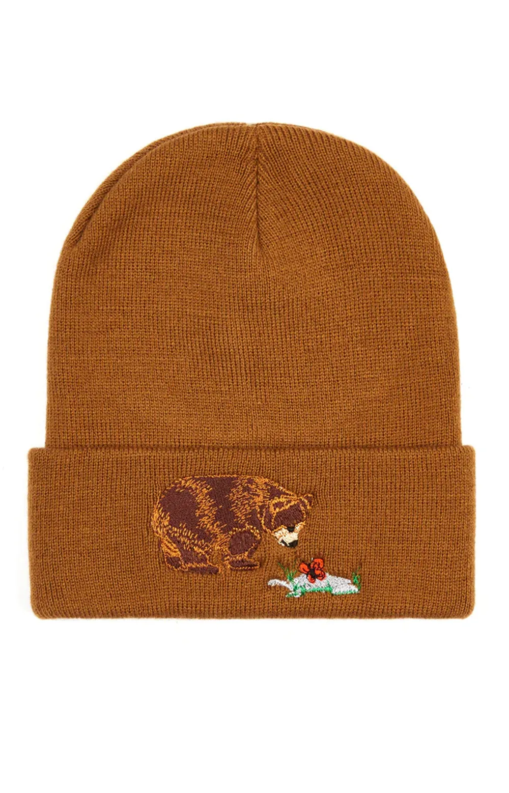 Tan Bear Knit Cap by The Good Company