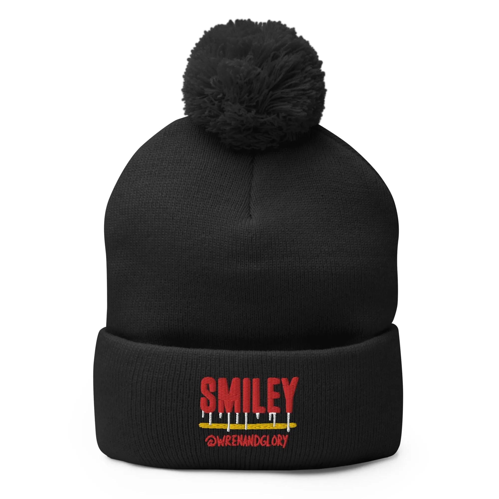 'The Smiley Beanie' Embroidered Hat