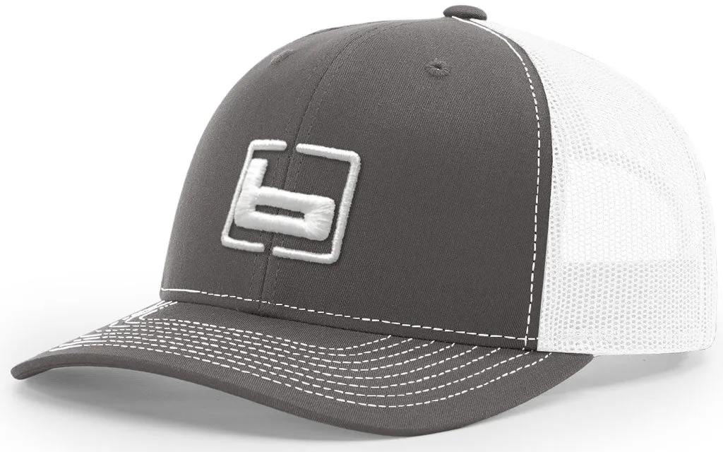 Trucker Charcoal/White Snapback Cap