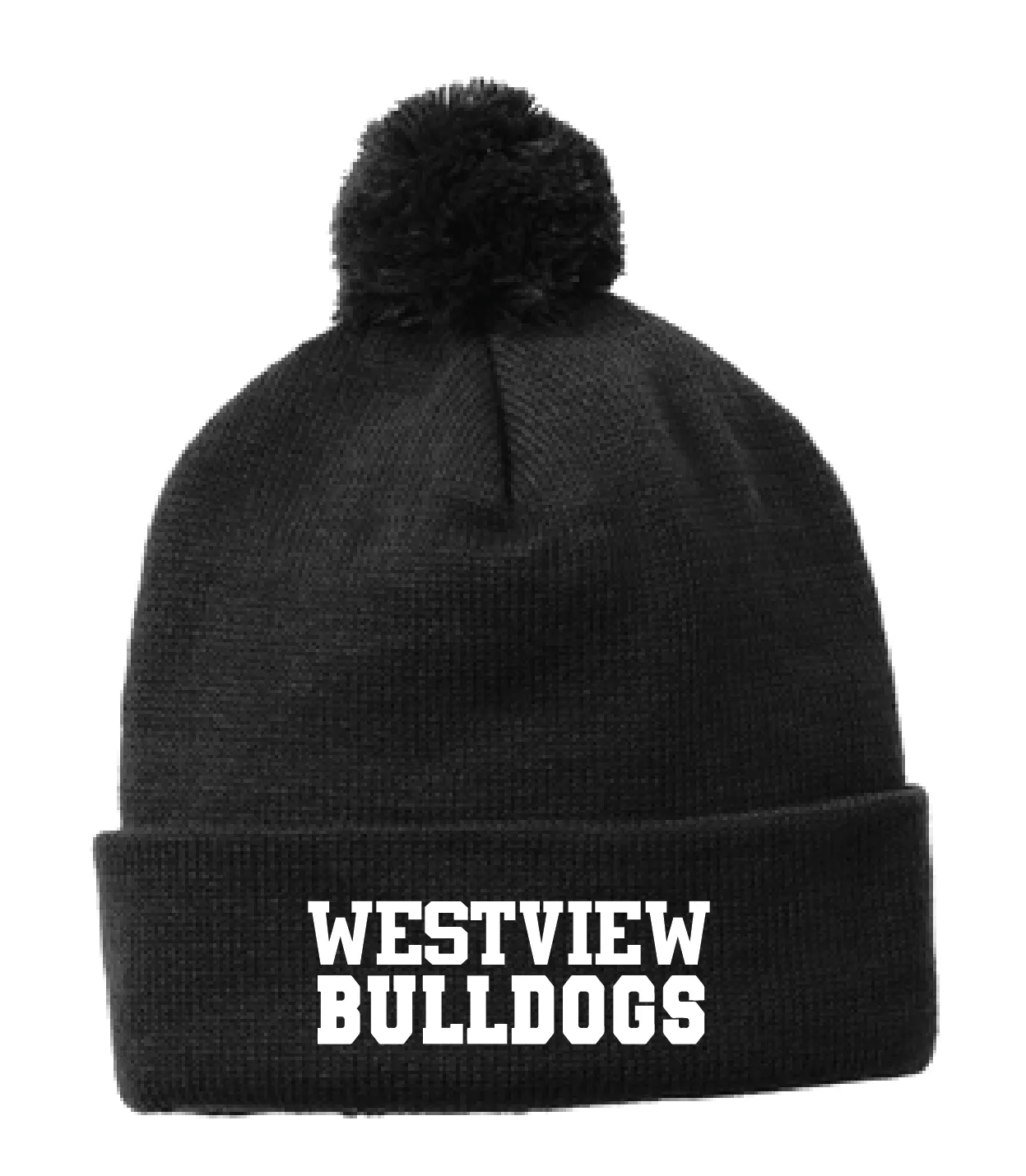 Westview Elementary - Sport-Tek ® Solid Pom Pom Beanie