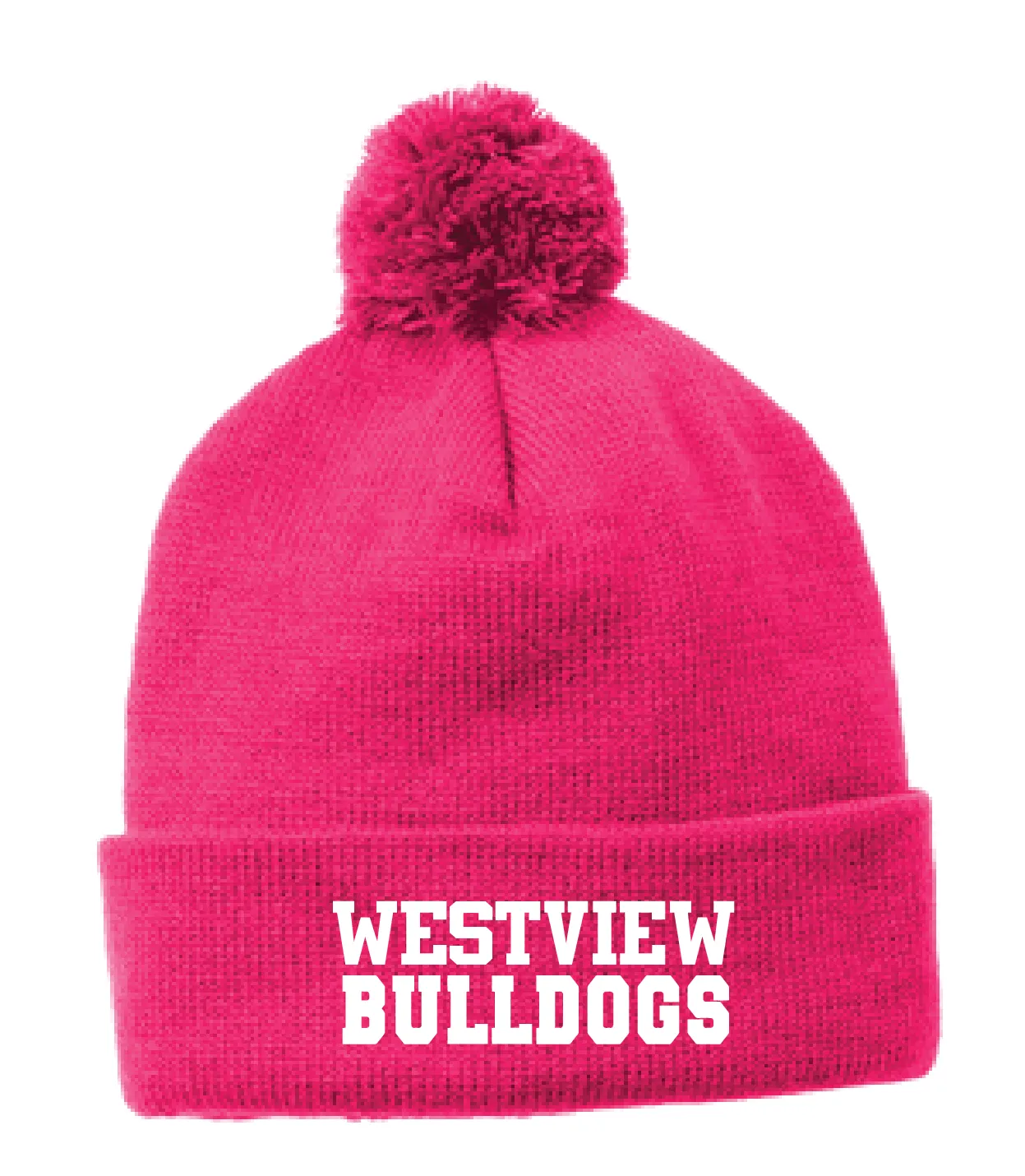 Westview Elementary - Sport-Tek ® Solid Pom Pom Beanie