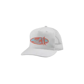 White Logo Trucker Hat